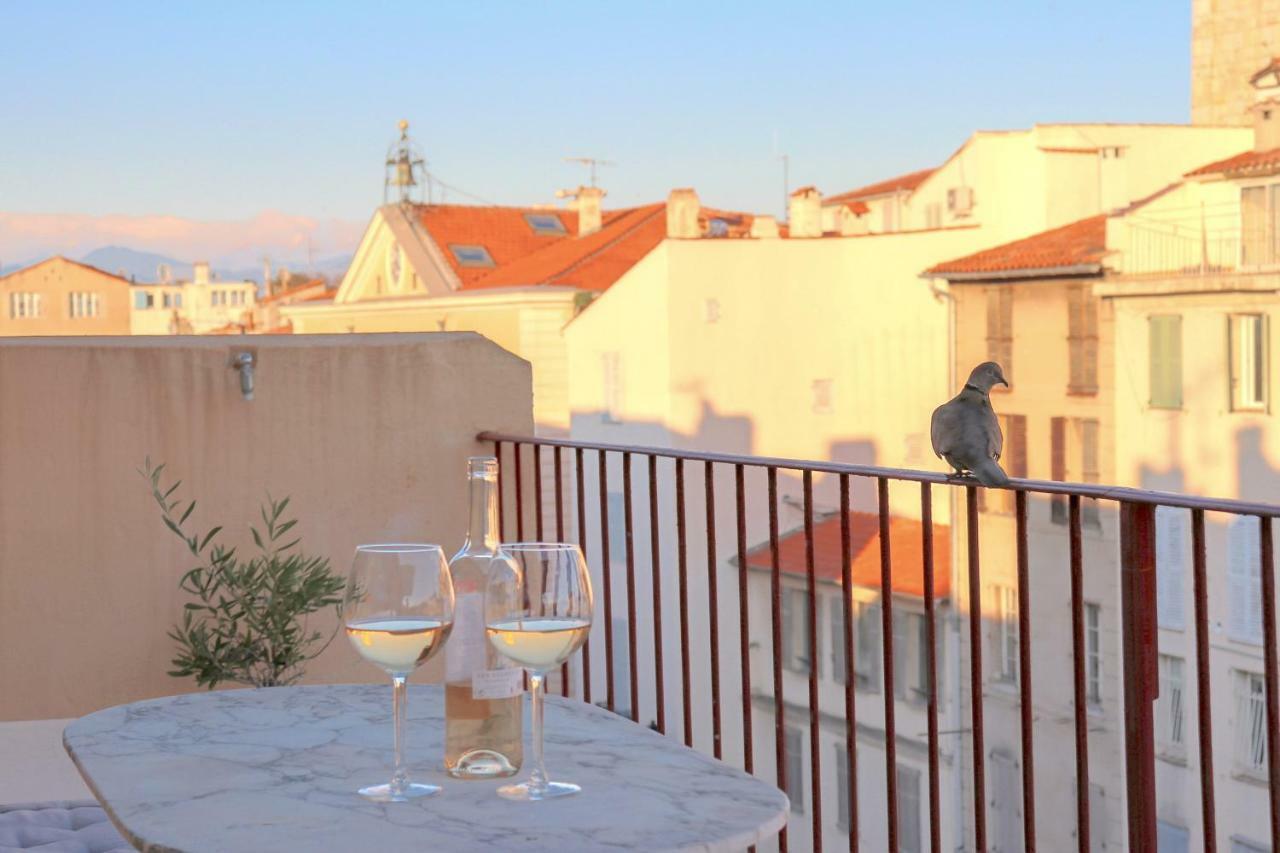 Clt - Unique Duplex & Terrace On The Provencal Market Антиб Екстериор снимка