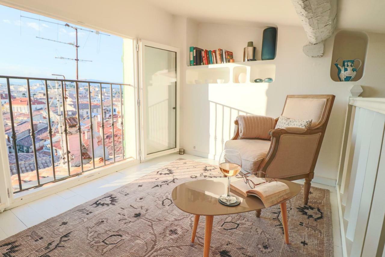 Clt - Unique Duplex & Terrace On The Provencal Market Антиб Екстериор снимка